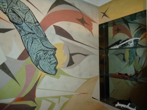 Dibujo microcemento. Leganes