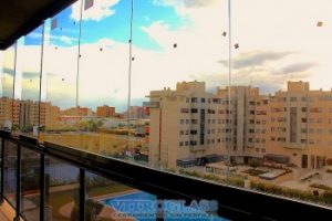 Cortinas de cristales. Madrid